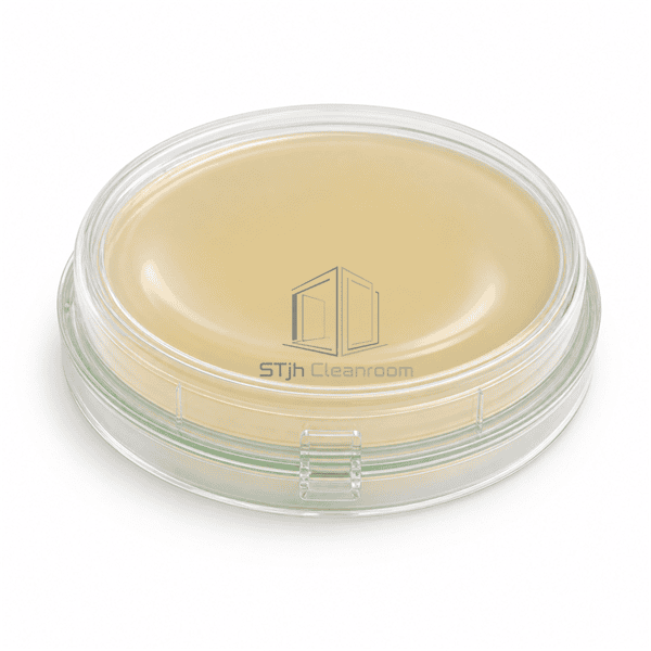 Underside view of contact plate showing molded dome base and lid-lock interface