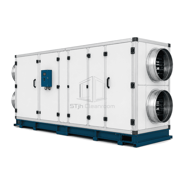 Complete dedicated outdoor air unit with four duct connections