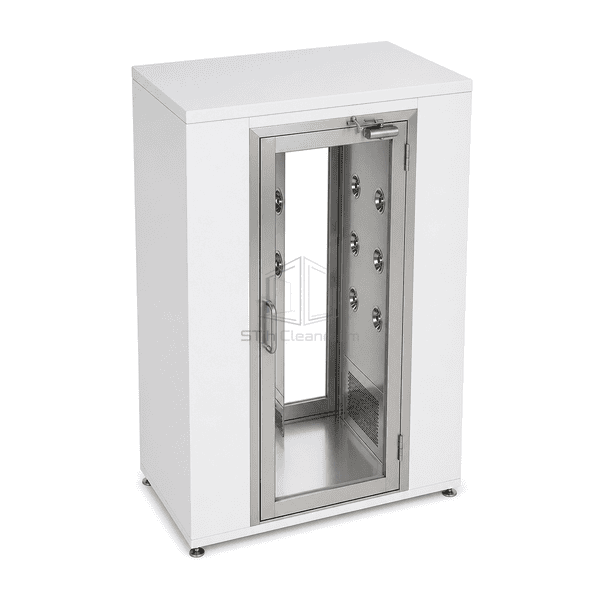 Top perspective of the compact double-sided one-person chamber