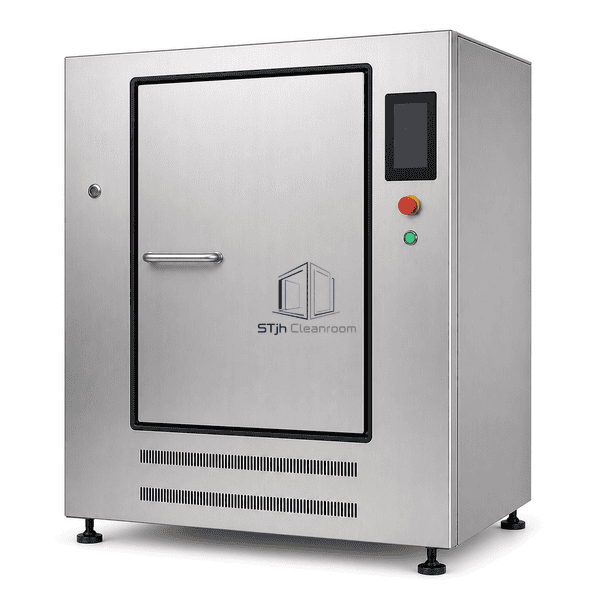 Dry heat sterilizer side service view
