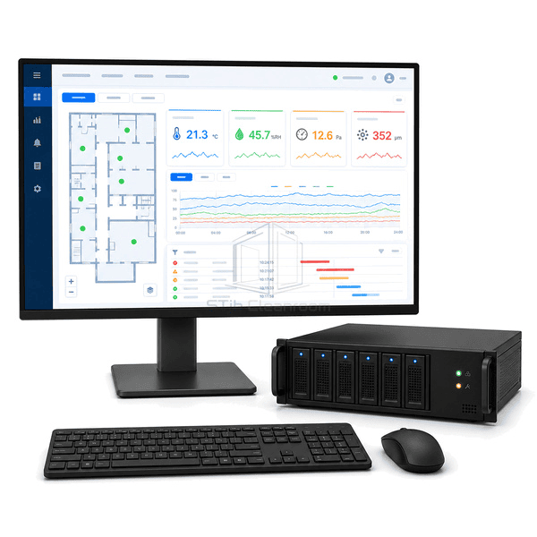 Environmental Data Management Software main product view