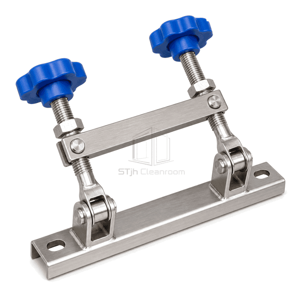 Complete horizontal filter clamping mechanism