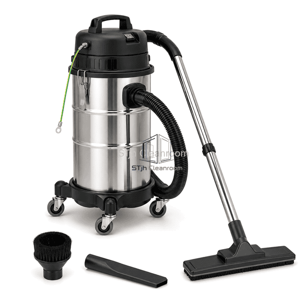 Complete ESD cleanroom vacuum with conductive tool set
