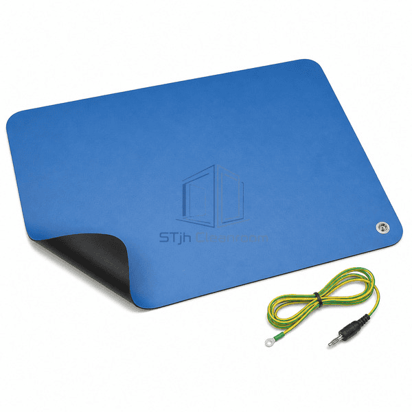 esd-table-mat-grounding-snap-and-cord.jpg` — `Complete ESD table mat with visible grounding snap and detachable ground cord