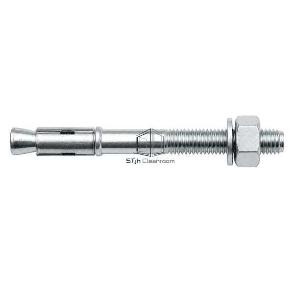 Side profile showing slotted expansion sleeve and tapered cone