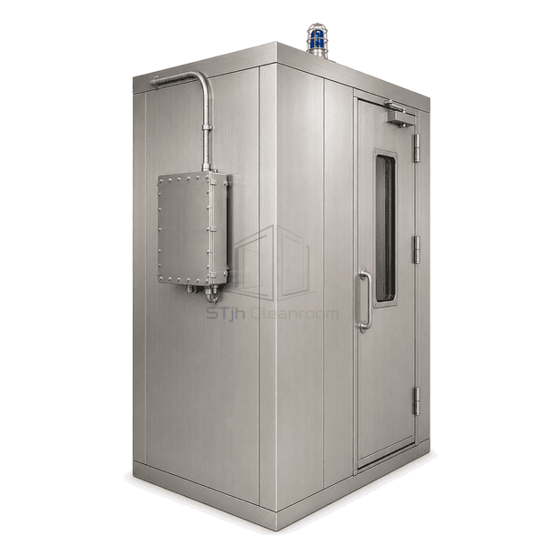 Service-side view showing segregated fan and electrical compartments