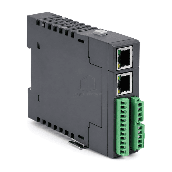 Service view of the FFU communication controller network ports and pluggable terminals