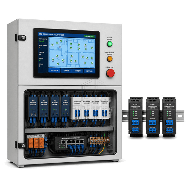 FFU Group Control System main product view