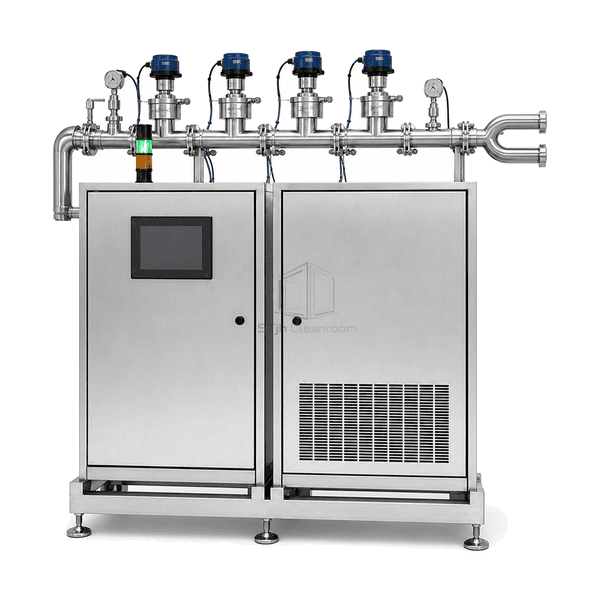 Complete fixed VHP system arranged horizontally