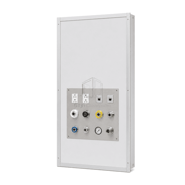 Flush-Mounted Cleanroom Utility Wall Panel main product view