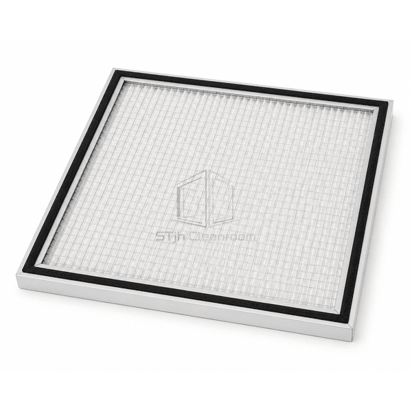 Complete horizontal gasket-seal HEPA filter