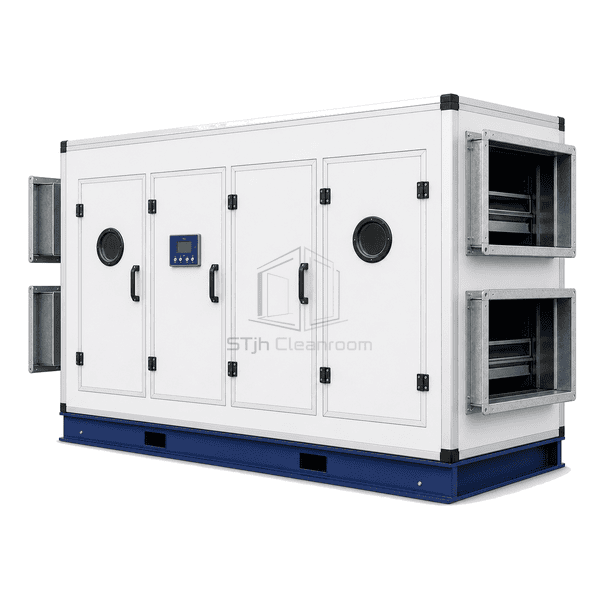 Complete dual-stream heat recovery air handling unit