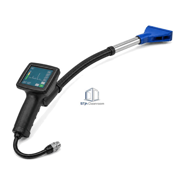 HEPA scan probe isokinetic inlet and hose connection detail