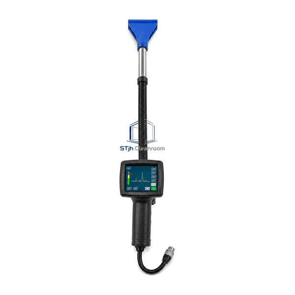 HEPA scan probe full front view with handheld display