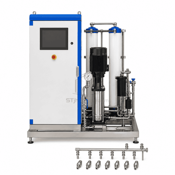 Front elevation of the same mist humidifier station