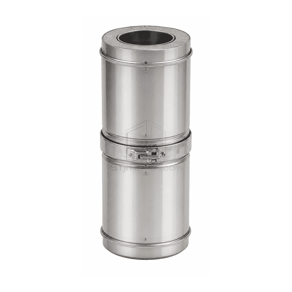 Close view of insulated socket joint and external locking band