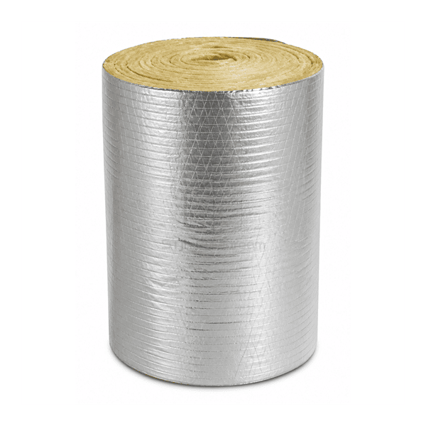Upright full roll of cleanroom duct wrap insulation