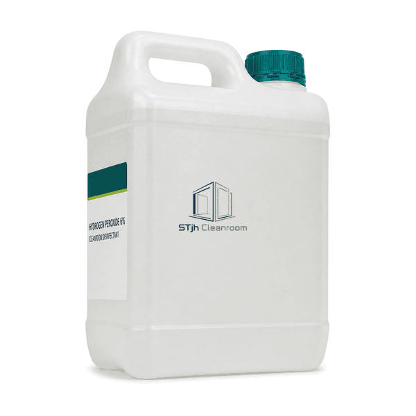 Hydrogen peroxide jerrycan rear handle and molded base view
