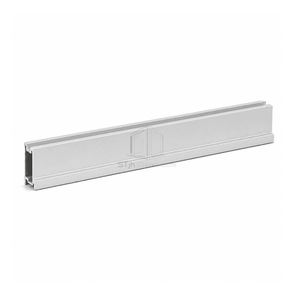 Horizontal full-length L-shaped internal cleanroom corner connector