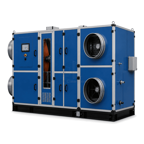 Opposite-side view of the complete ultra-low dew point dehumidifier