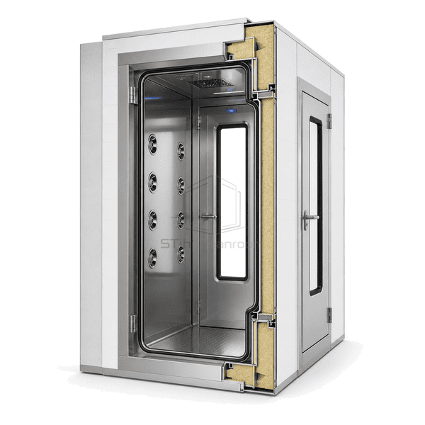 Open doorway showing the low-temperature gasket, stainless liner and drainable return