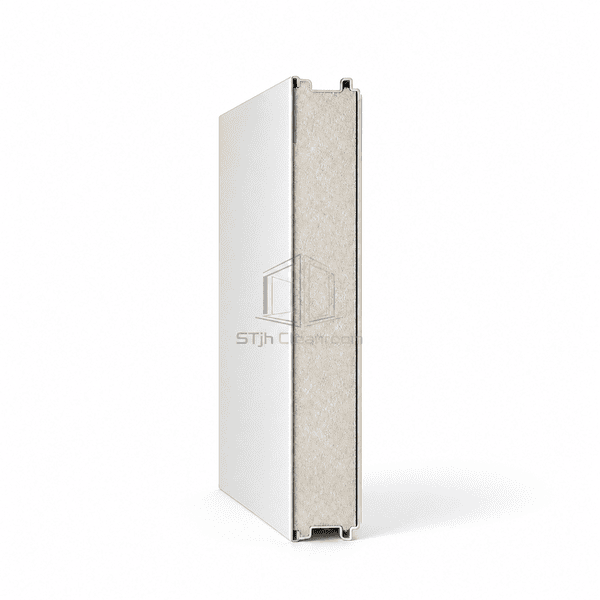 Side section showing the dense magnesium oxysulfate core
