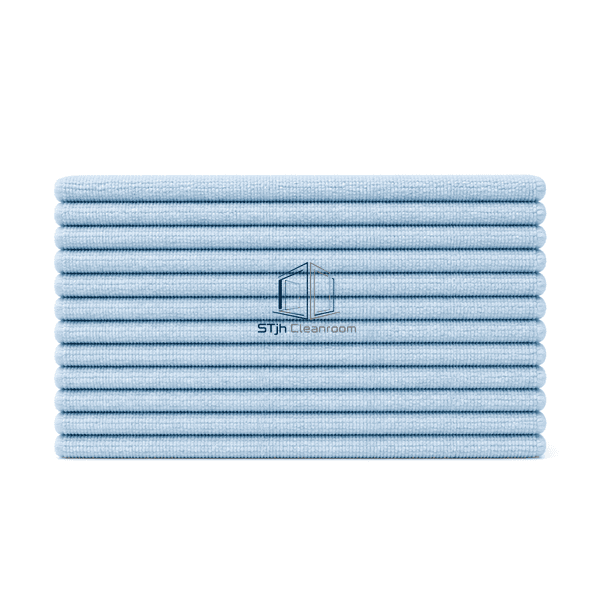 Side profile of the dense split-microfiber wipe stack