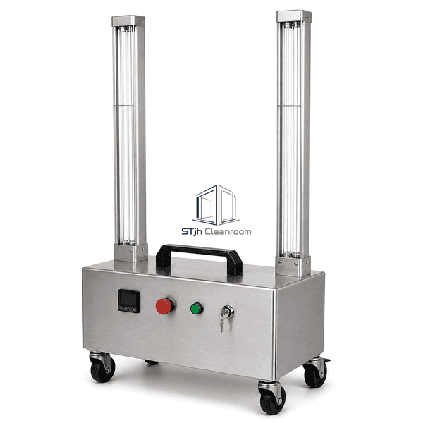 UV disinfection trolley timer and safety control detail