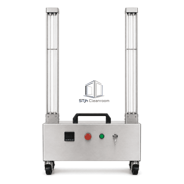 Mobile UV-C trolley vertical front view