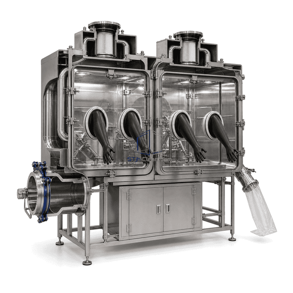 Side cutaway showing inward leakage path and safe-change filtration