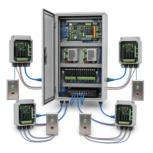 Networked Multi-Door Cleanroom Interlock System main product view