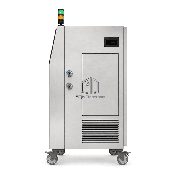Side view showing cooling grille and oxygen module
