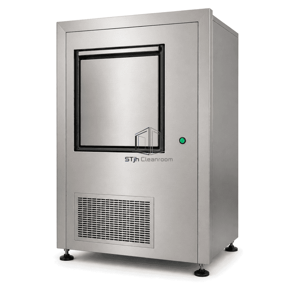 Pass-through autoclave clean-side unloading door view
