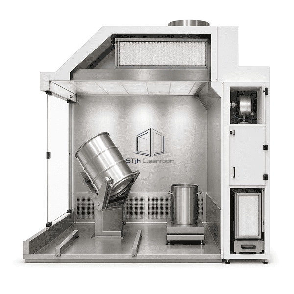 Side cutaway showing the downflow and filtered recirculation path