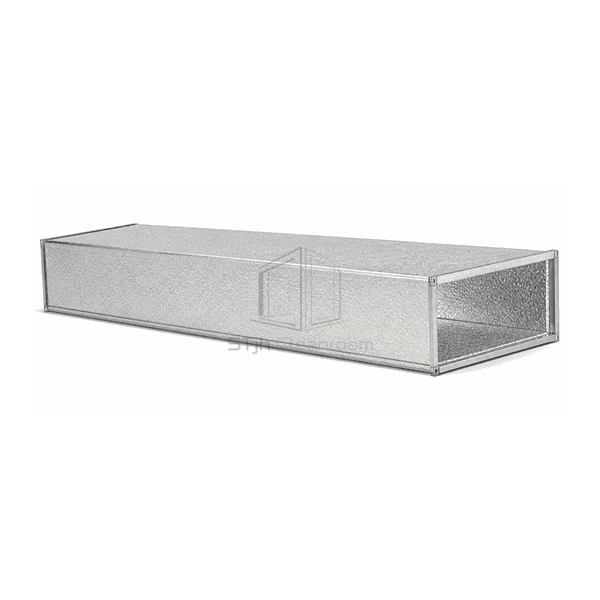 Horizontal full-length PIR pre-insulated cleanroom air duct