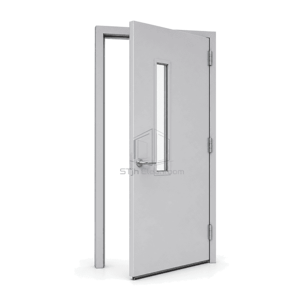 Powder-Coated Steel Cleanroom Door main product view