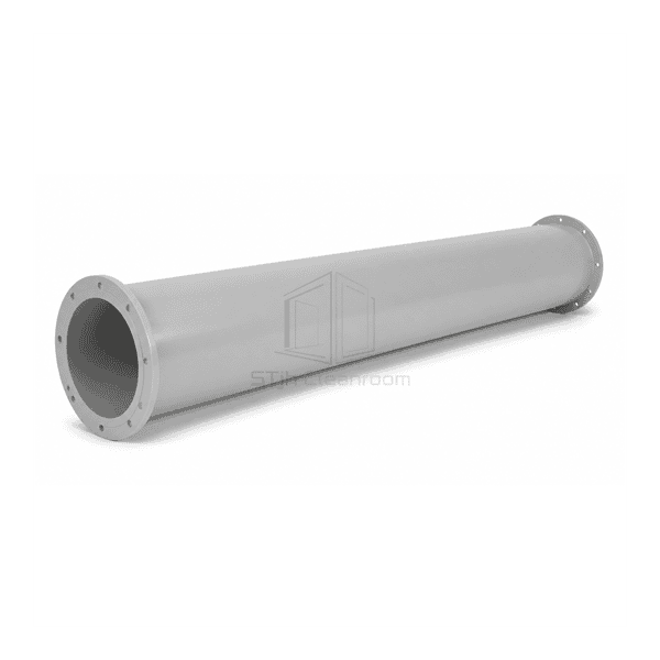 Horizontal full-length corrosion-resistant PP exhaust duct