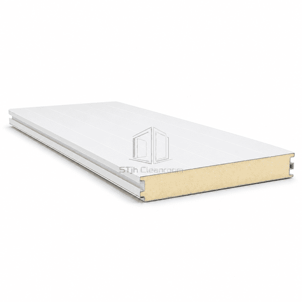 Horizontal full-length polyurethane cleanroom panel
