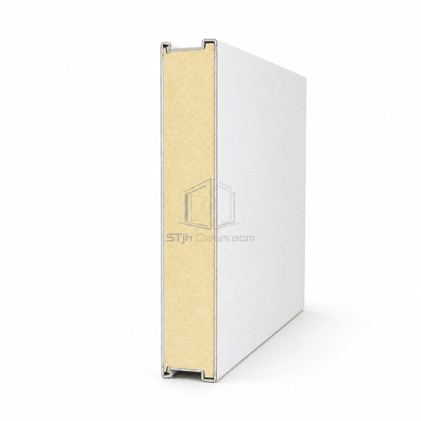 Side section showing the rigid closed-cell PU core