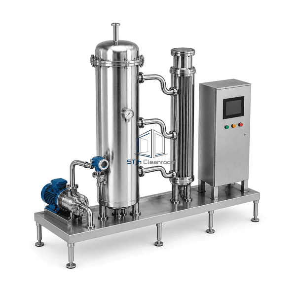 Pure steam generator top steam outlet and evaporator level-instrument joint detail