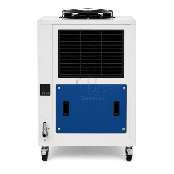 Front elevation of the industrial refrigerant dehumidifier control and intake grille