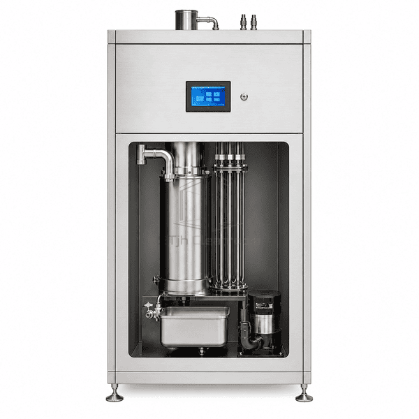 Front elevation of the same resistive humidifier