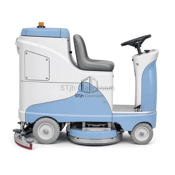 Side view showing disk deck and recovery squeegee
