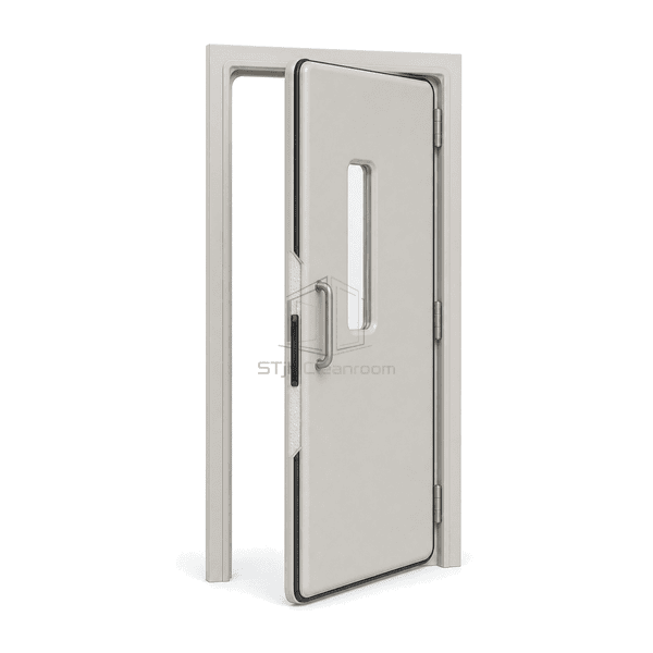 FRP door cutaway showing seamless shell and PIR core