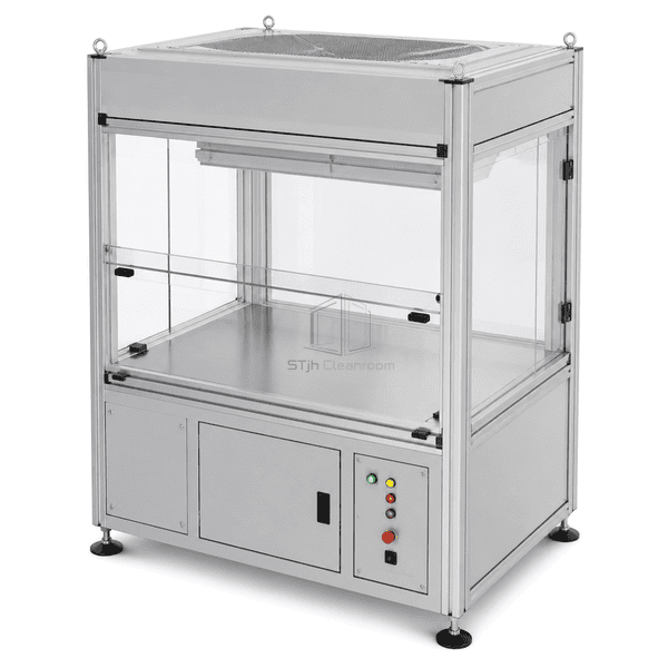 Semiconductor mini-environment in complete three-quarter front view