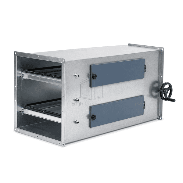 Complete long side-access HEPA housing with dual doors