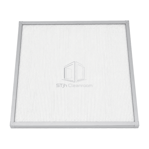 Horizontal full view of slim HEPA filter for compact ceiling modules