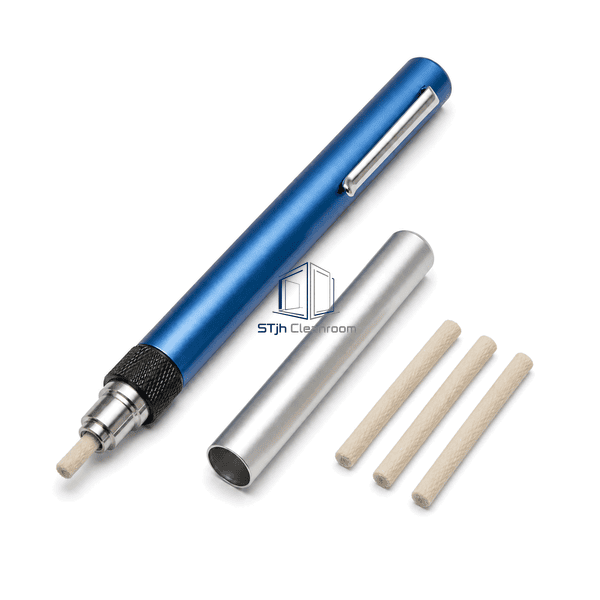 Smoke pencil complete kit with holder cap and spare wick inserts