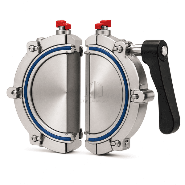 Close view of the split-disc interface and circumferential seal
