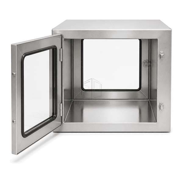 Open horizontal view through the smooth static transfer chamber